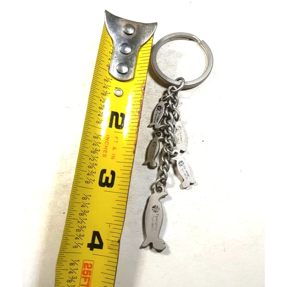 Penguin Keychain Metal Charms